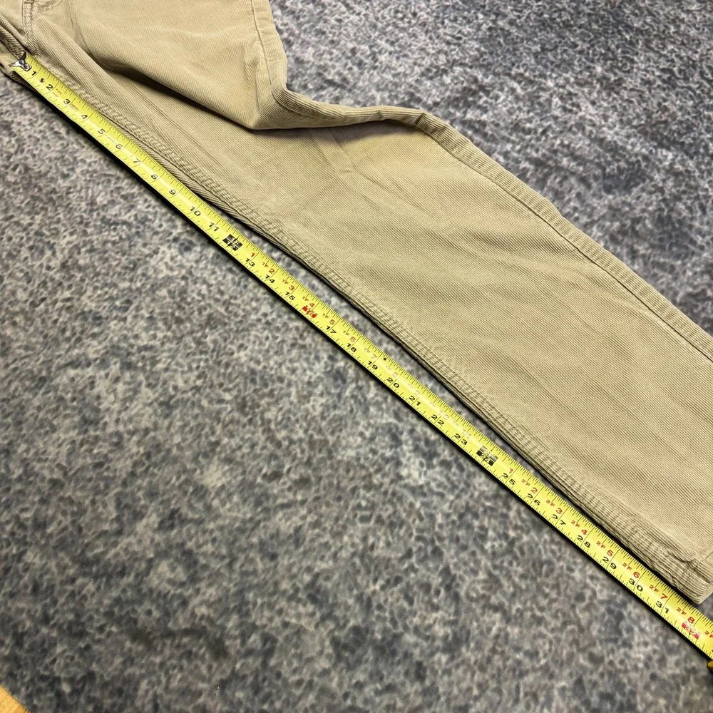 Levi's 514 Corduroy Pants Mens 31x31 Tan Straight Leg Casual